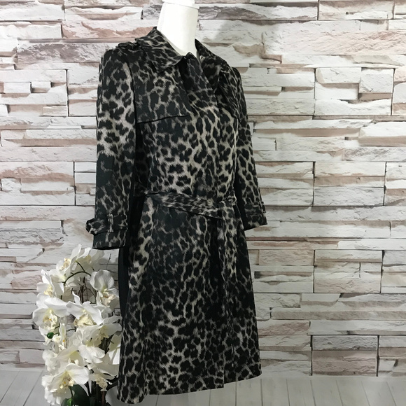 Ports Trench Coat Dress Sz 8 (Z26) - Picture 7 of 8